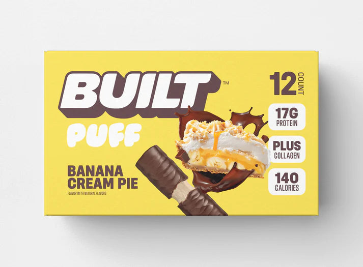 Built Banana Cream Pie Puff Bar 12 Count