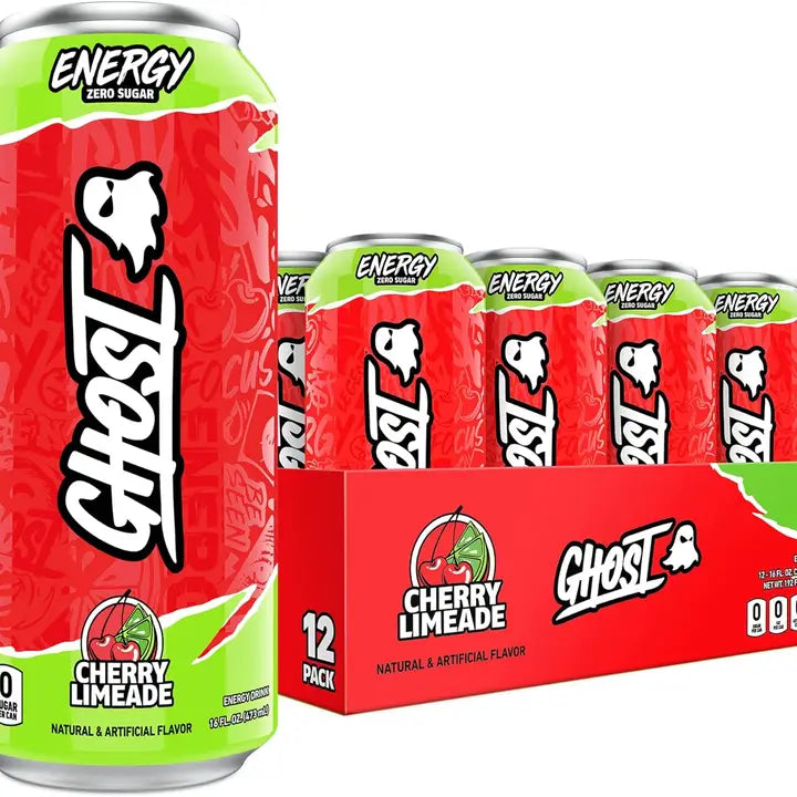 Ghost Energy Cherry Limeade 16oz (12 Pack)