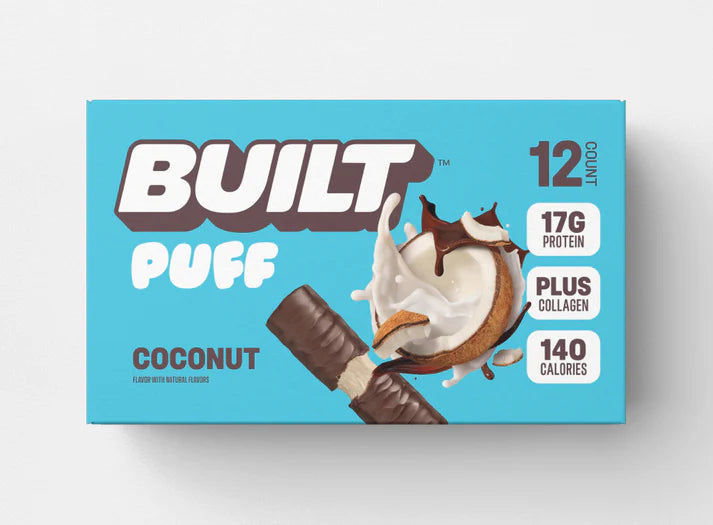 Built Coconut Puff Bar 12 Count